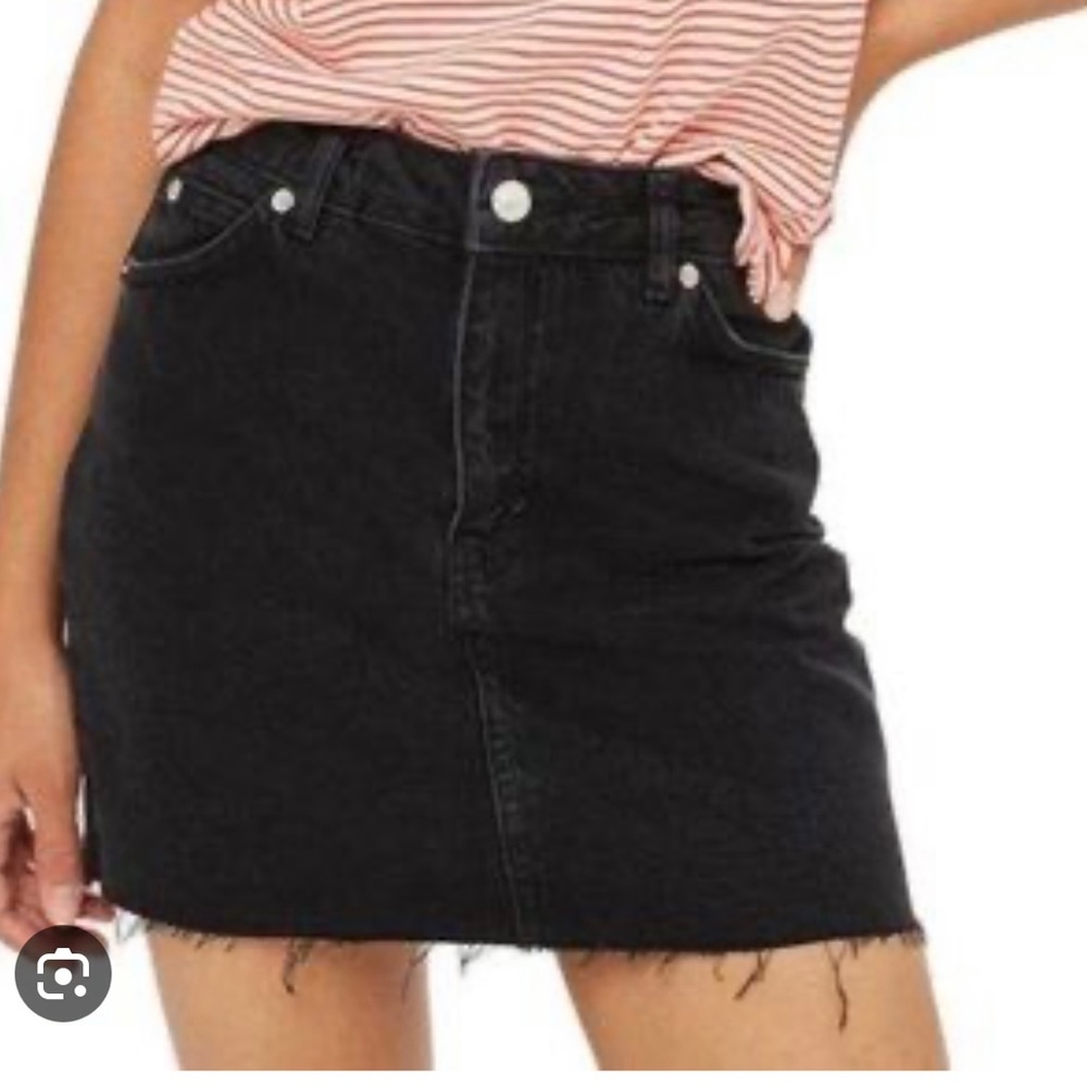 Topshop black skirt